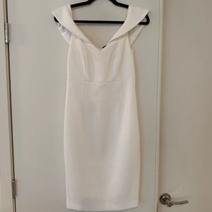 White off the shoulder dress